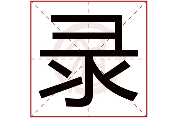 录字