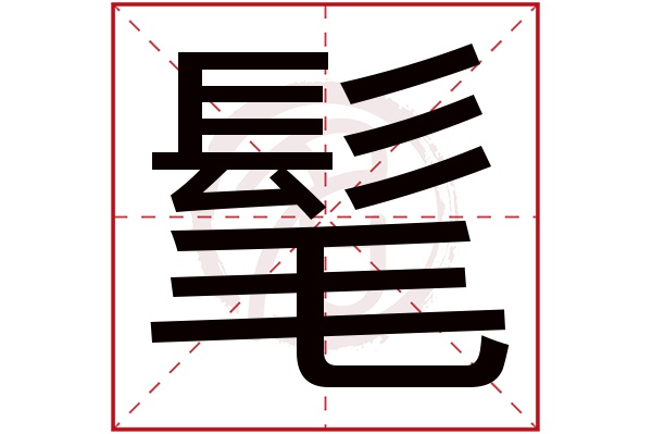 髦字