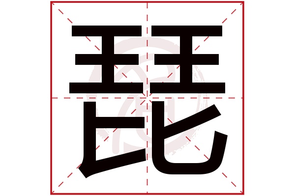 琵字